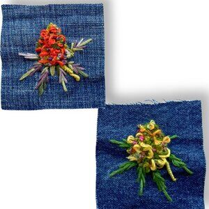 Hand Embroidered Cannabis flower Patch. Stoner Weed Patch. This is not a nug!